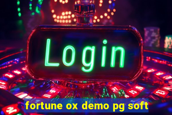 fortune ox demo pg soft